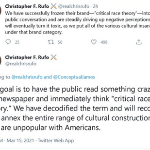 Chris Rufo describes exactly what he plans to do in 2021 with Critical Race Theory.